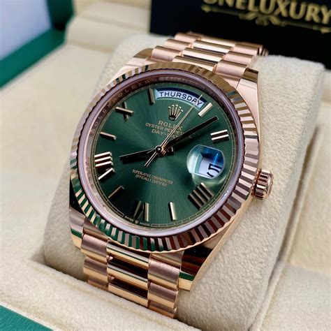 rolex day date green dial review|rolex green aventurine dials.